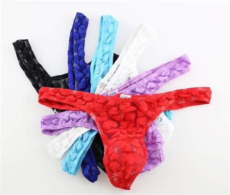 mens lace thong underwear